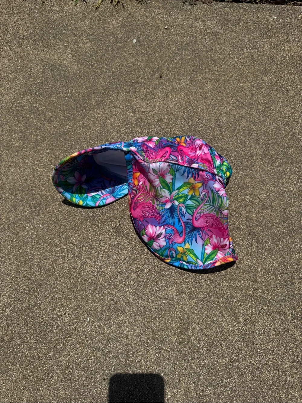 Lucky 7, Tropical Flamingo, Sun Visor - Bright Multi, Size 4-7 years